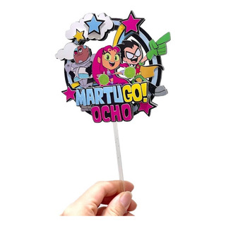 Topper Cumpleaños Para Torta Jóvenes Titanes Teen Titans Topper Cumpleaños Para Torta Jóvenes Titanes Teen Titans
