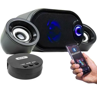 Caixa Caixinha De Som Gamer Pc Computador Notebook Bluetooth Cor Preto Voltagem 5v Usb Ou 110/220v Knup Kp-6018bh Caixa Caixinha De Som Gamer Pc Computador Notebook Bluetooth Cor Preto Voltagem 5v Usb Ou 110/220v Knup Kp-6018bh