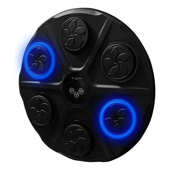 Máquina De Boxeo Musical Tablero Fit Con Guantes Bluetooth 6 Golpes Version Pro