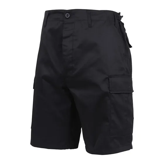 Bermuda Cargo Short De Combate Negro Talles Varios