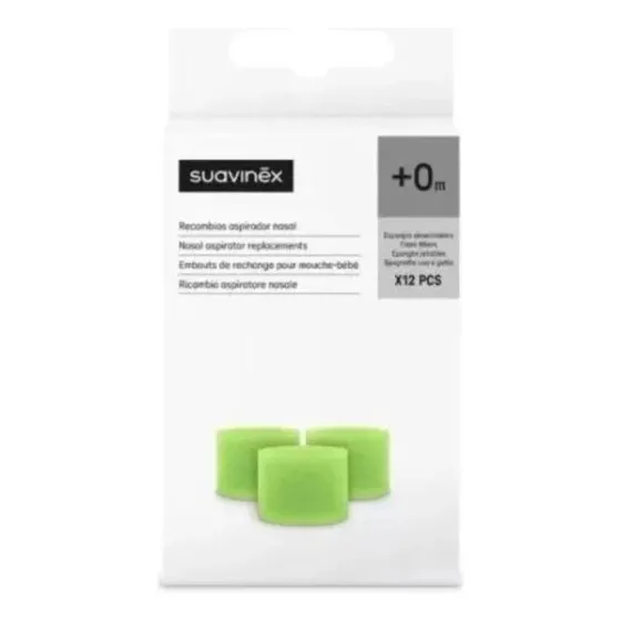 Filtros Recambio Aspirador Nasal Suavinex 12 Unidades