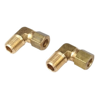2 Conexões Cotovelo 1/4'' Npt X Tubo 5/16 Para Compressor Ar 2 Conexões Cotovelo 1/4'' Npt X Tubo 5/16 Para Compressor Ar