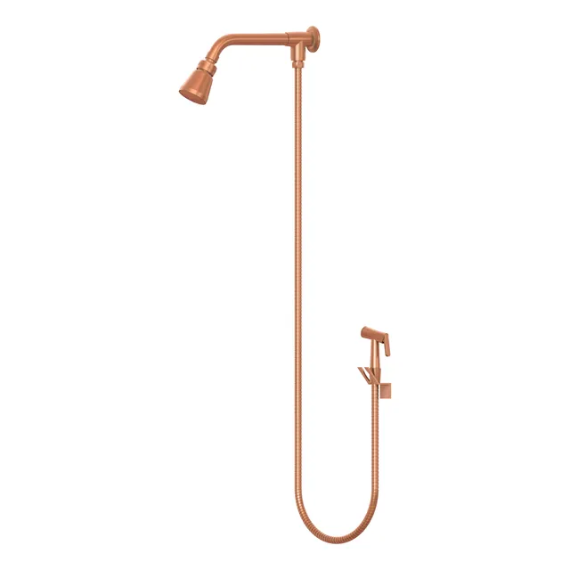 Chuveiro Articulado Rose C/ducha + Desviador 100% Metal 1995