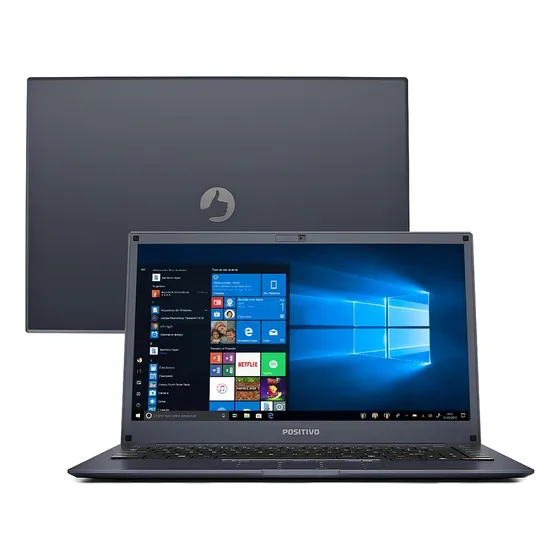 Notebook Positivo Motion Plus Q464b Tela 14 4gb Ram 64gb Hd Cor CINZA AZULADO