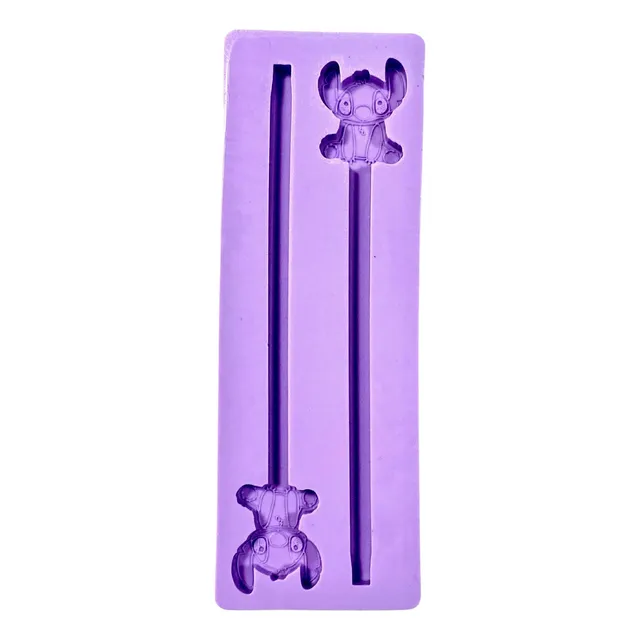 R629 Molde De Silicone Caneta Alienígena Resina Decorar