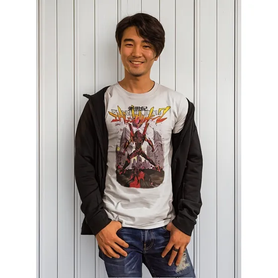 Camiseta Anime Clasico Neon Genesis Evangelion R-5 Unisex