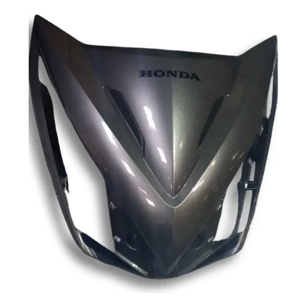 Escudo Frontal Honda Wave 110 S Color Gris Plata