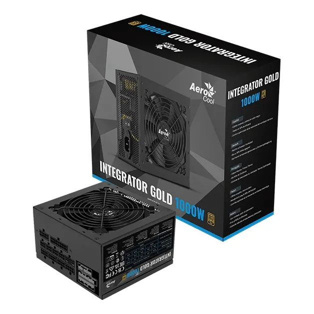 Fuente De Poder Gamer Aerocool Integrator Gold 1000w