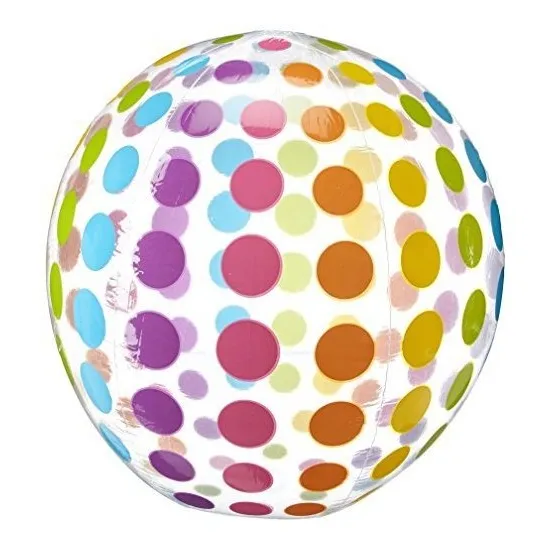 Pelota De A Gigante Inflable Gigante Con Lunares De Col...