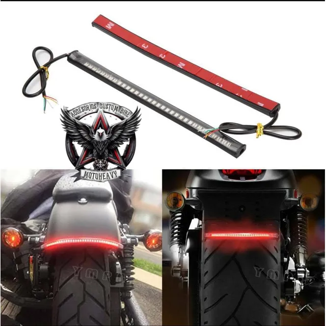 Tira Led Stop Cruce Para Motos Café Racer Scrambler