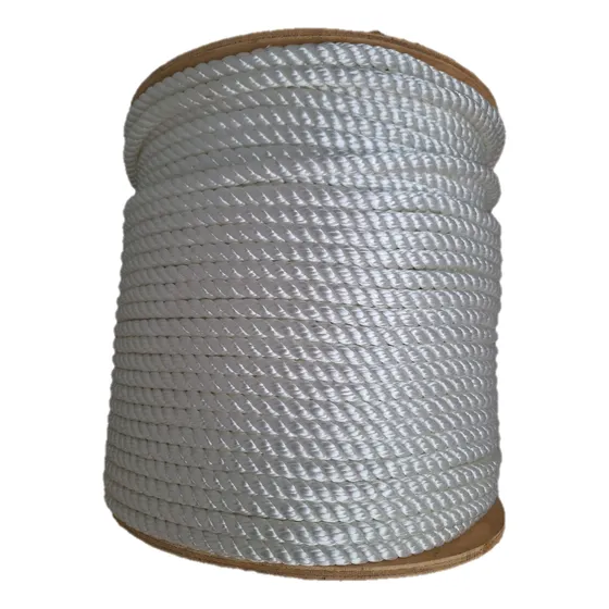 Soga Torcida Nylon Blanca 1/2 13mm 90m Uso Rudo Cuerda Blanco