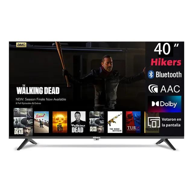 Pantalla Smart Tv Hikers 40 Pulgadas Led Fhd Con Dolby/aac