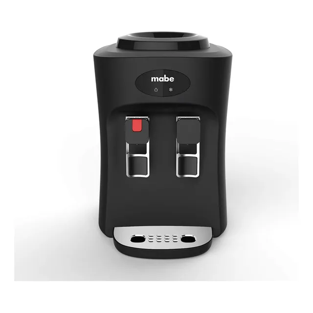 Despachador De Agua Mabe Emm2pn De Mesa 2 Llaves Agua Fría/caliente, Color Negro