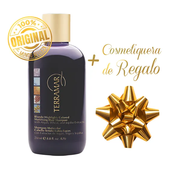 Shampoo Terramar Capilar Shampoo Matizador de argan en botella de 250mL por 1 unidad