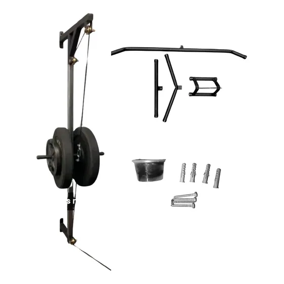 Equipo De Polea + 4 Agarres Remo V + Kit Instalacion