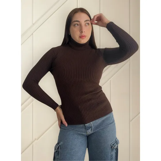 Polera Tejida Buzo Abrigo