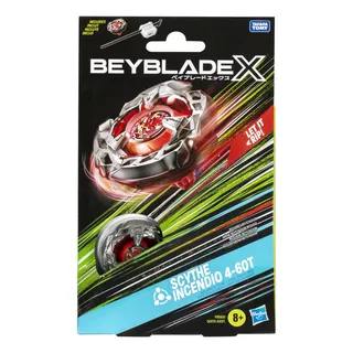 Beyblade X Scythe Incendio 4-60t Kit Inicial Com Pião E Lanç Beyblade X Scythe Incendio 4-60t Kit Inicial Com Pião E Lanç