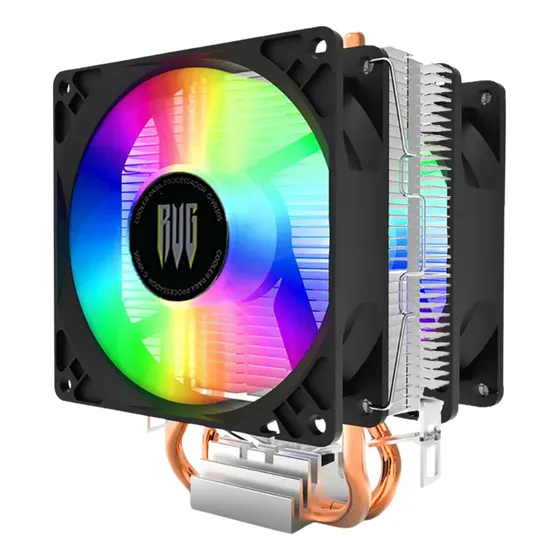 Cooler Duplo Rgb Cpu Processador Universal Am5 Am4 Am3 Intel