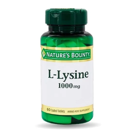 Suplemento Nature's Bounty L-Lisina 60 Comprimidos
