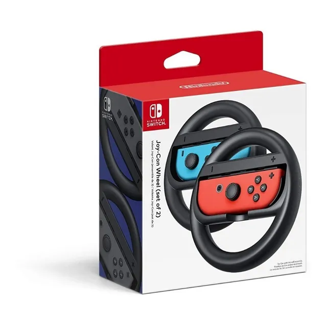 Joy Con Wheel Pack Of 2 Volante Switch Start Games A Meses