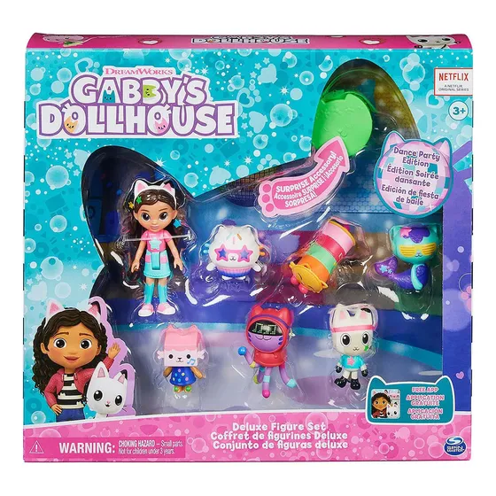 Set Deluxe de 7 muñecas Casa Magica Da Gabby Dollhouse