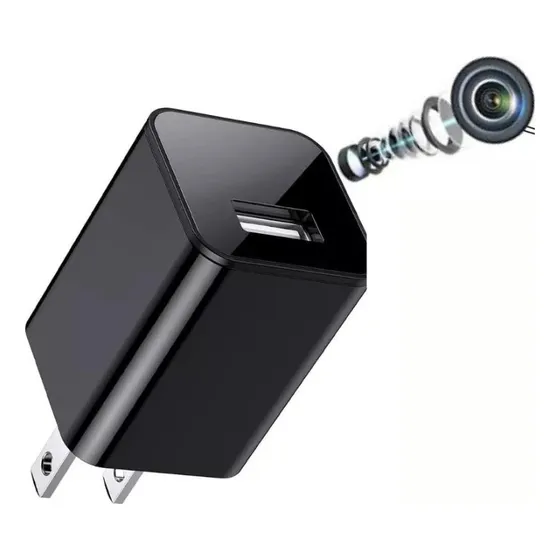 Camara Espía Wifi Hd 1080 Cargador Real Movimiento Indtctabl