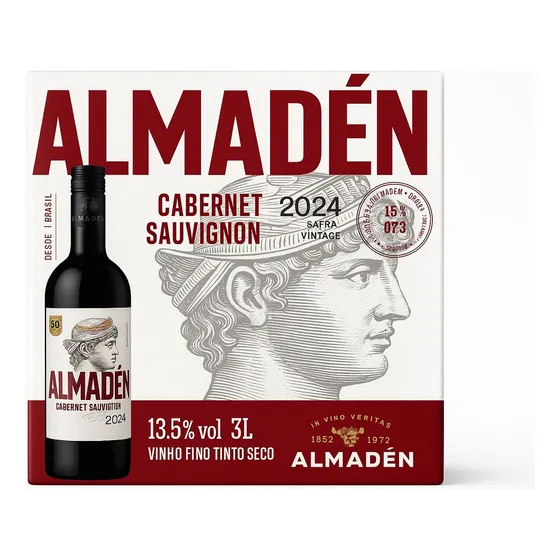 Vinho Tinto Cabernet Sauvignon Almadén Adega Miolo Wine Group 3