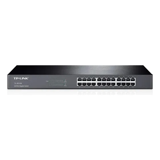 Comutador Ethernet Tp-link Tl-sg1024 24 Portas Gigabit Preto