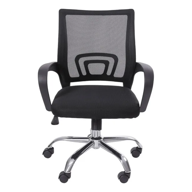 Cadeira Office Escritório Rodízio Or Design 3310 Tok Preta