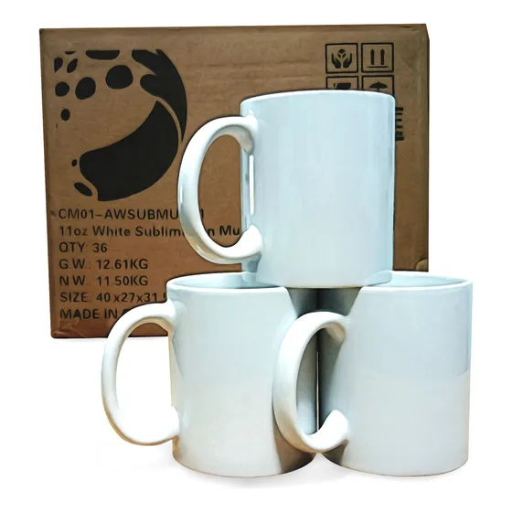 Caja De Taza Para Sublimacion Aaa Ceramica 36 Unidades