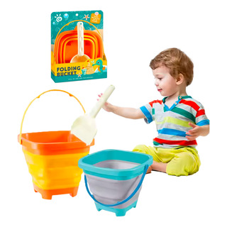 Cubeta Juegos De Playa Plegable Pala Arena Juguete Niños Cubeta Juegos De Playa Plegable Pala Arena Juguete Niños