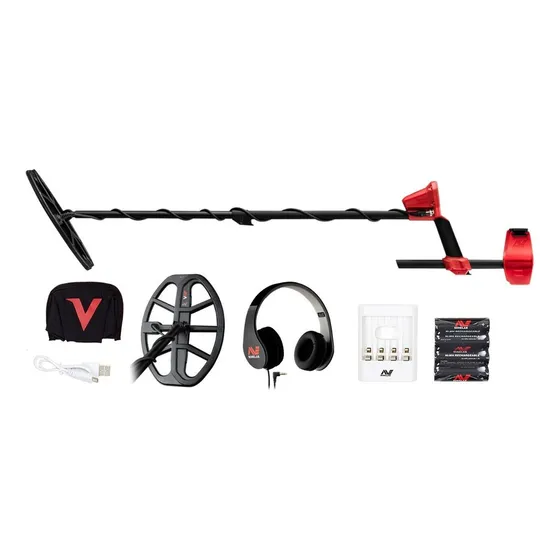 Detector De Metais Minelab Vanquish 540 Cor Preto-vermelho