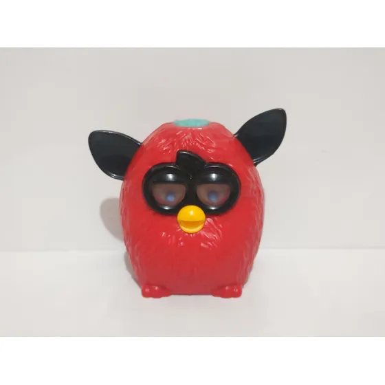 Antigo Boneco Furby Vermelho Sem Cabelo