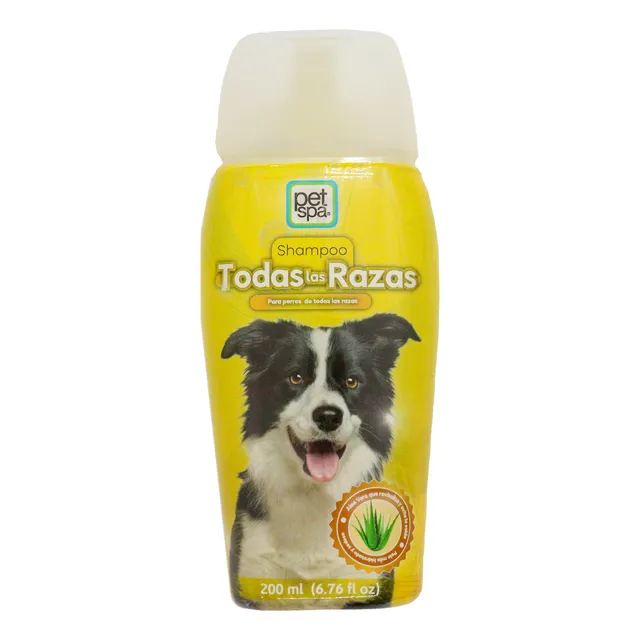 Shampoo Para Perro Todas Las Razas Pet Spa 200 Ml