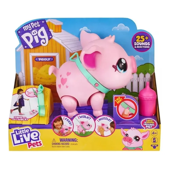 Juguete Cerdito Interactivo My Pet Pig Little Live Pets