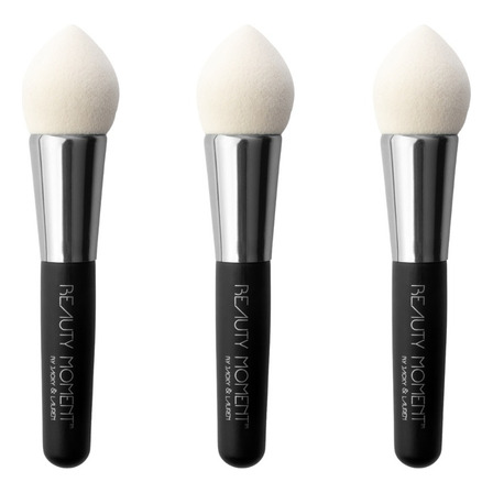 Beauty Blender Esponja Para Base Con Mango Pack De 3 Piezas Color Blanco Tamaño De La Esponja Pequeña Beauty Blender Esponja Para Base Con Mango Pack De 3 Piezas Color Blanco Tamaño De La Esponja Pequeña