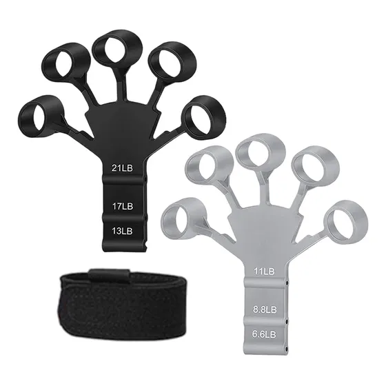 3pcs Ejercitador De Dedos Mano Para Entrenamiento De Fuerza