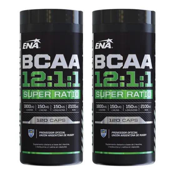 2 Bcaa 12:1:1 Recuperador Muscular Aminos Ramificados Ena