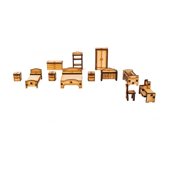 Muebles Interiores Para Maqueta O Casa De Muñeca 