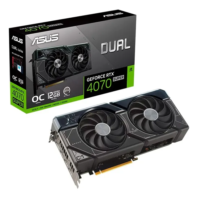 Tarjeta Gráfica Asus Nvidia Rtx 4070 Super 12gb Dual Series