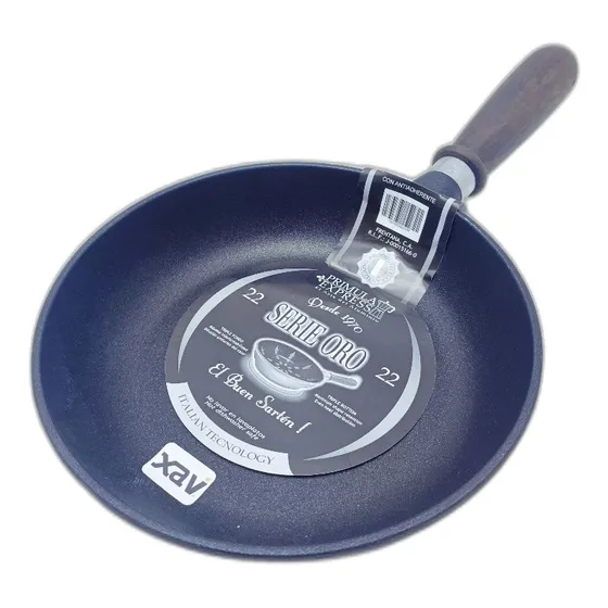 Sarten Industrial Teflon S/oro Pesado 22 Alu Primula F. 1226