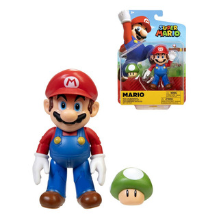Super Mario Figura Mario Bros De 4 Pulgadas Con Accesorio Super Mario Figura Mario Bros De 4 Pulgadas Con Accesorio