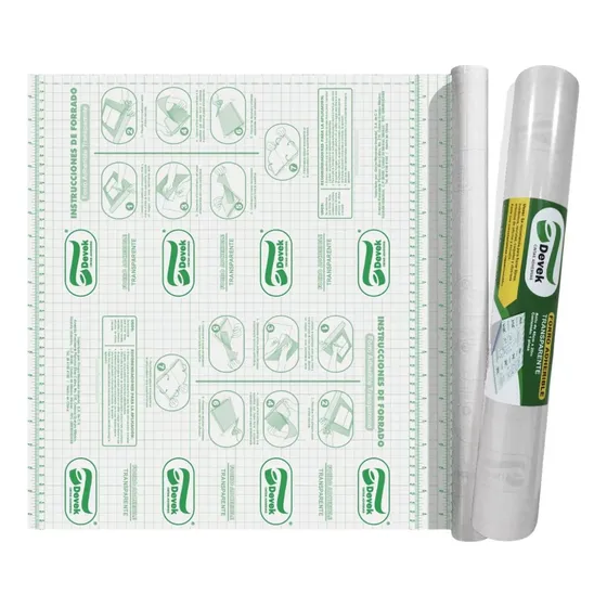 Papel Contac Transparente 45 Cm X 20 M, Forro Autoadherible