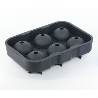 2 Moldes Para Hielo Esferas Gigantes Silicón - 6 Espacios 2 Moldes Para Hielo Esferas Gigantes Silicón - 6 Espacios