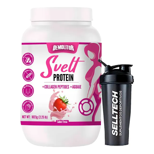 Svelt Protein Demolitor 2.25lb Fresa + Shaker
