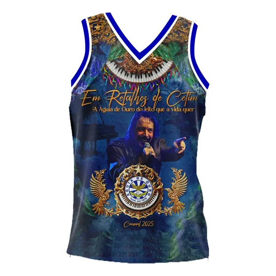 Camiseta Regata Escola De Samba Águia De Ouro Carnaval Nova