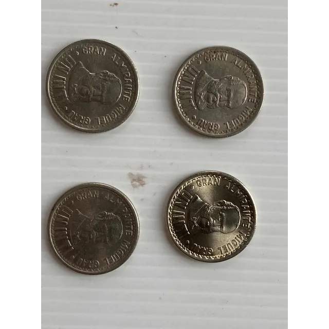 Moneda 1 Inti Set X 4 Ver Fotos Leer Descripción Miguel Grau