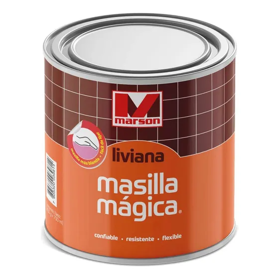 Masilla Magica Liviana Reparacion 700ml + Endurecedor 14 Grs
