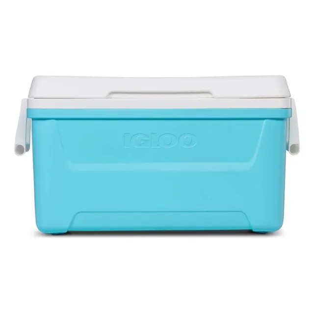 Hielera Igloo 76 Latas Lados Rígidos Azul Aguamarina