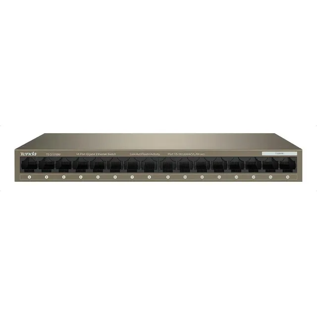 Switch Conmutador Tenda Teg1016m Ethernet Gigabit 16puertos
